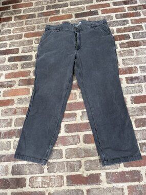 Carhartt Pants Mens 42x30 Gray Relaxed Fit Work Carpenter Canvas Dungaree Tool